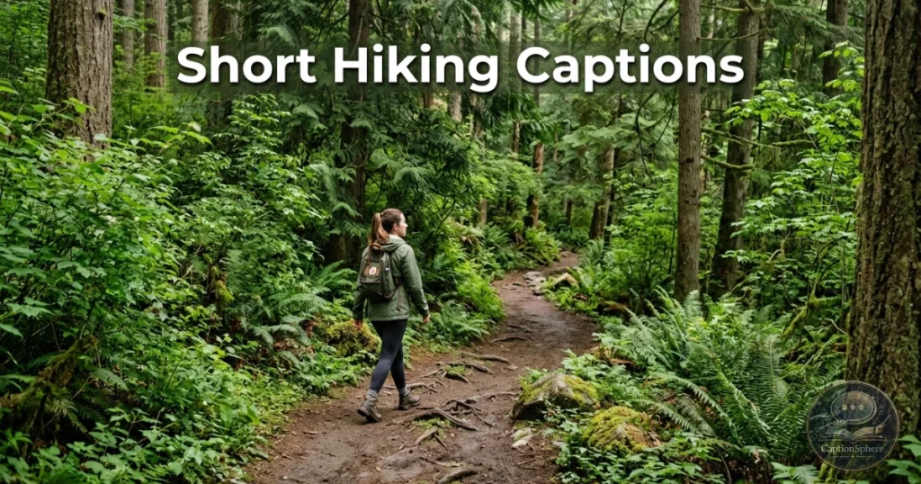 Person walking on forest trail surrounded by trees