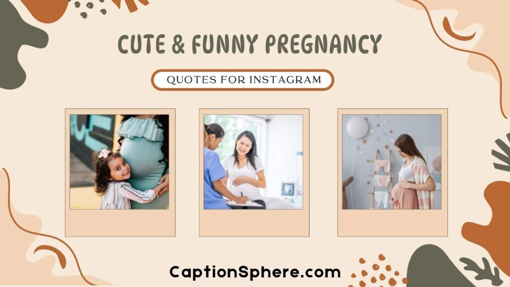 Cute & Funny Pregnancy Captions for Best Friend