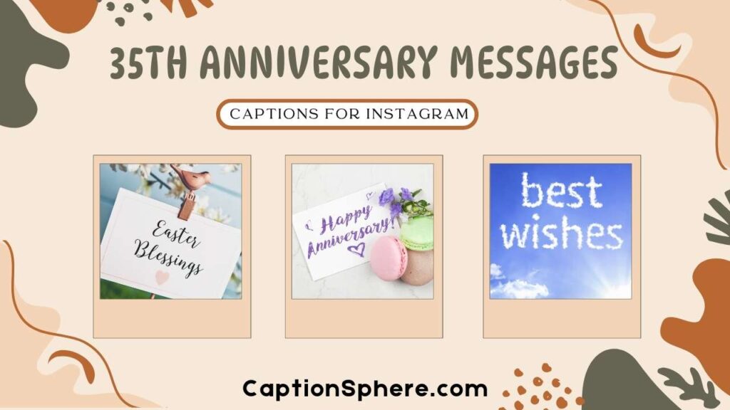 Funny 35th Anniversary Messages and Wishes