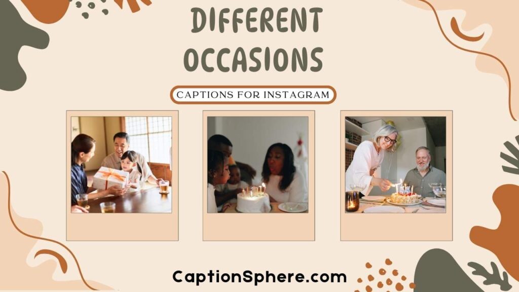 Special Cake Captions for Different Occasions