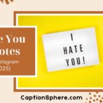 Sad I Hate You Quotes to Express Pain, Anger, and Heartbreak