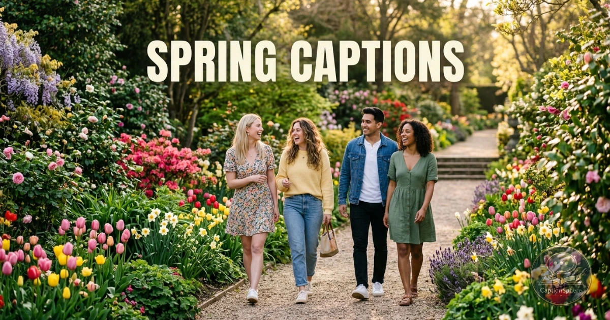 Spring Captions for Fresh, Colorful Instagram Moments