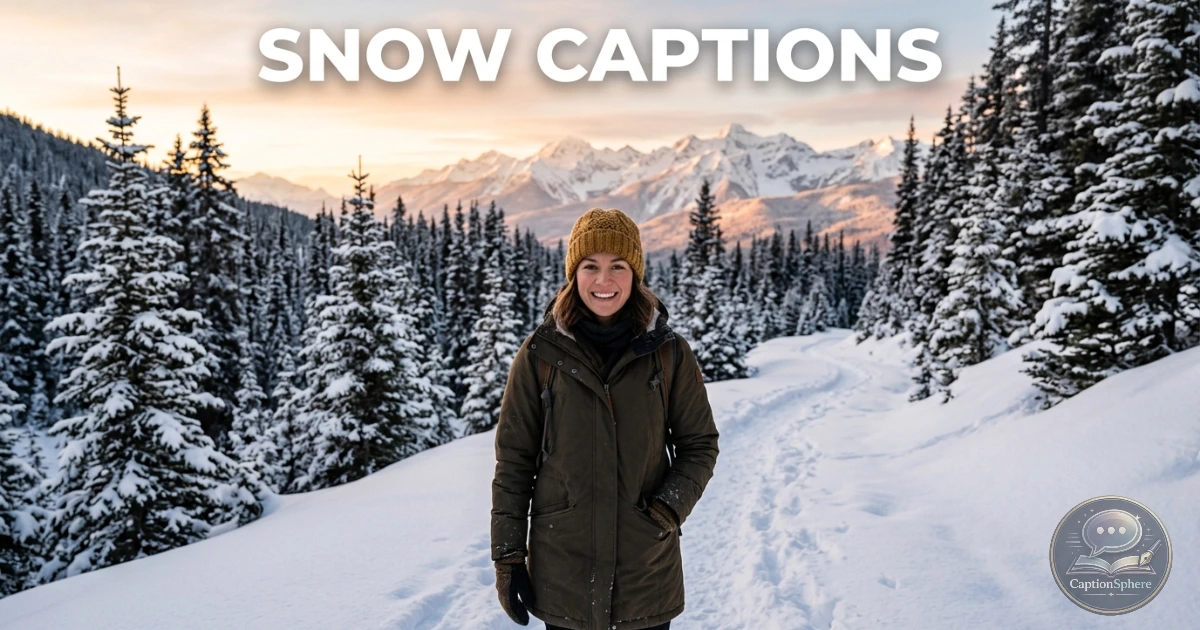 Snow Captions for Instagram That Fit Every Winter Moment