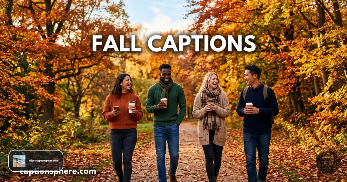Fall Captions for Instagram, Photo Dumps, and Cozy Autumn Moments