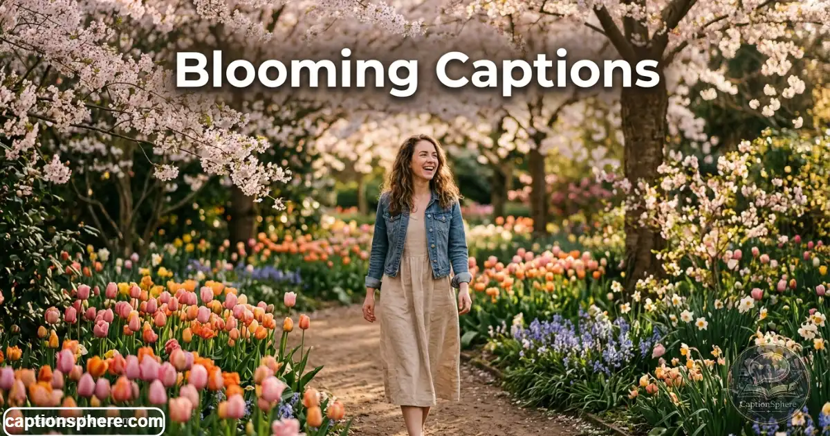 Blooming Captions for Instagram That Celebrate Every Fresh Moment