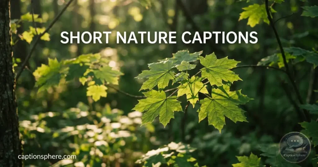 Close view of leaves and sunlight in a natural outdoor setting