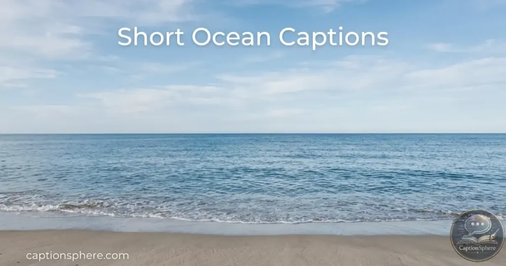 Minimal blue ocean horizon photographed from a quiet sandy beach