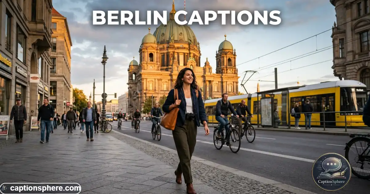 Traveler photographing Berlin streets with historicTraveler photographing Berlin streets with historic architecture and city lights architecture and city lights