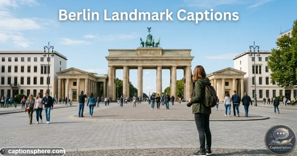 Traveler viewing the Brandenburg Gate on a clear Berlin afternoon