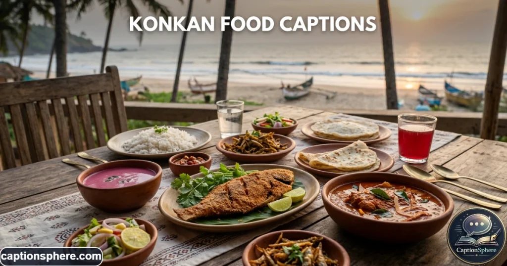 Coastal meal served on a table beside a relaxed outdoor dining setting