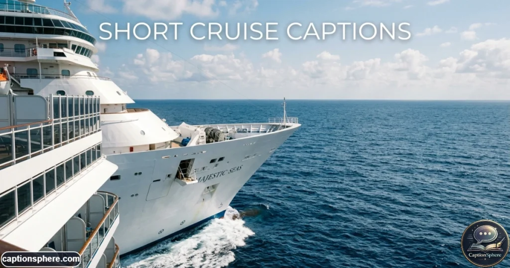 Cruise ship bow facing open water under a bright blue sky