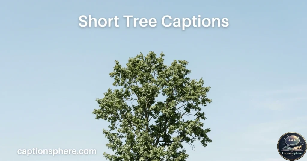 Single tree canopy viewed against a clear pale blue sky