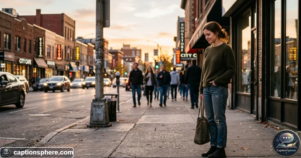 Person reflecting quietly while accepting that someone they loved has moved on