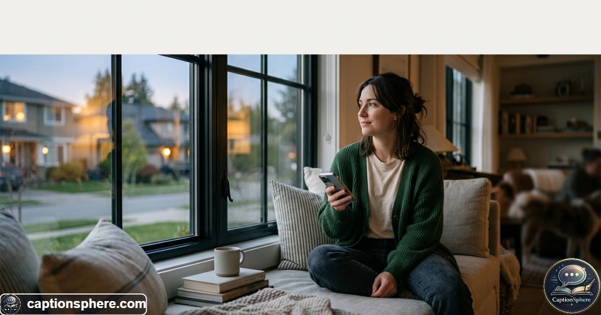 Person sitting alone by a window and thinking about someone they miss