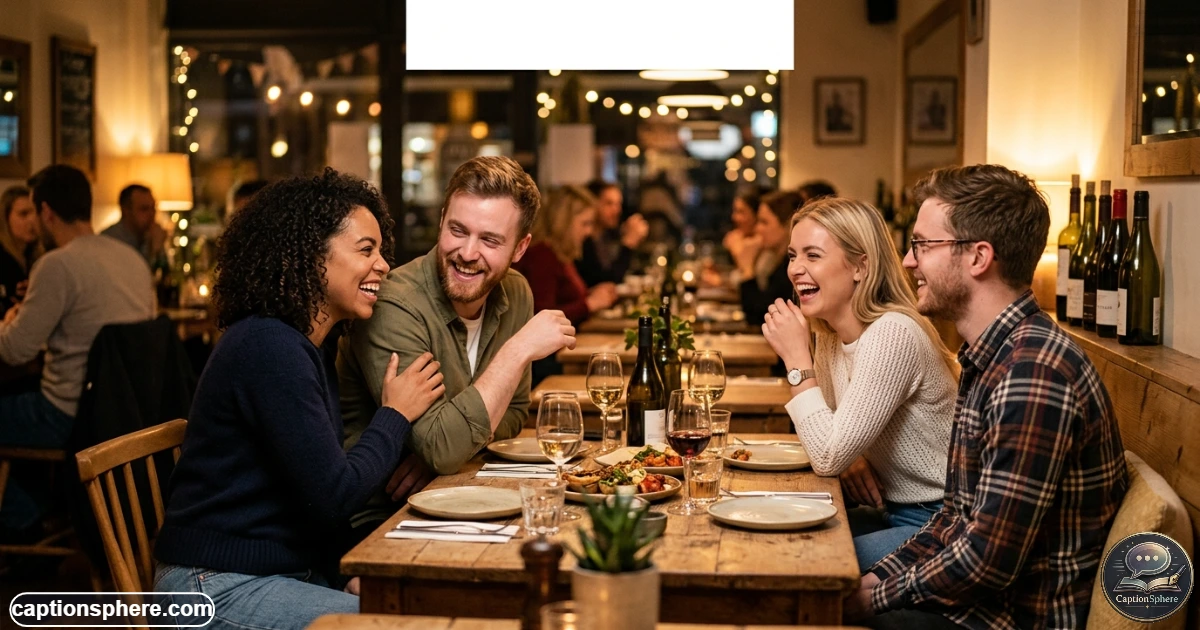 Friends laughing while playfully teasing each other during a casual hangout