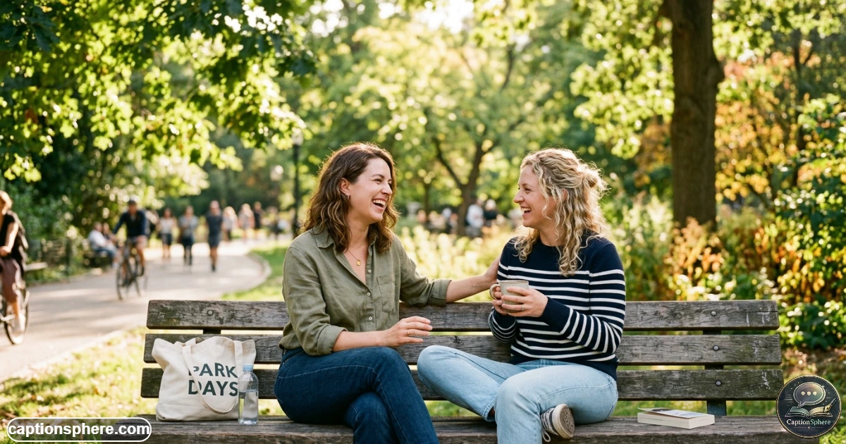 Best friends sharing a playful laugh during a warm everyday friendship moment