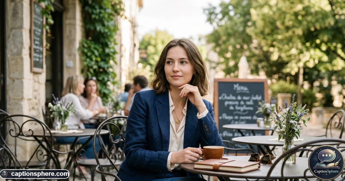 Elegant person enjoying a calm moment while moving forward after heartbreak