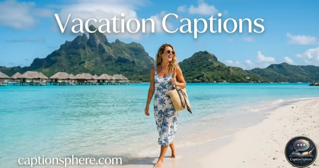 Woman enjoying vacation scenery near tropical location