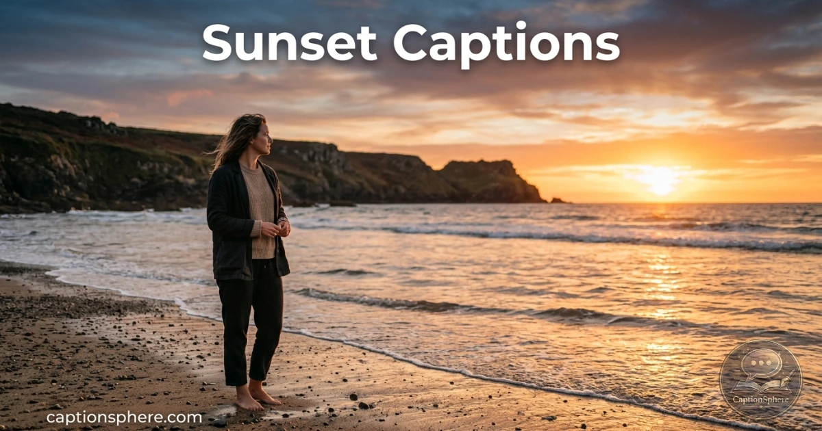 Sunset Captions for Instagram That Match Every Golden Hour Moment