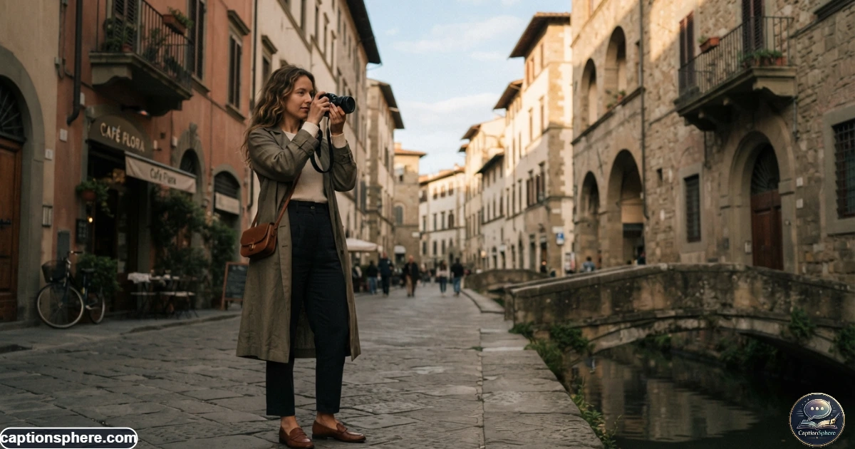 Stylish person taking an aesthetic photo for an Instagram post
