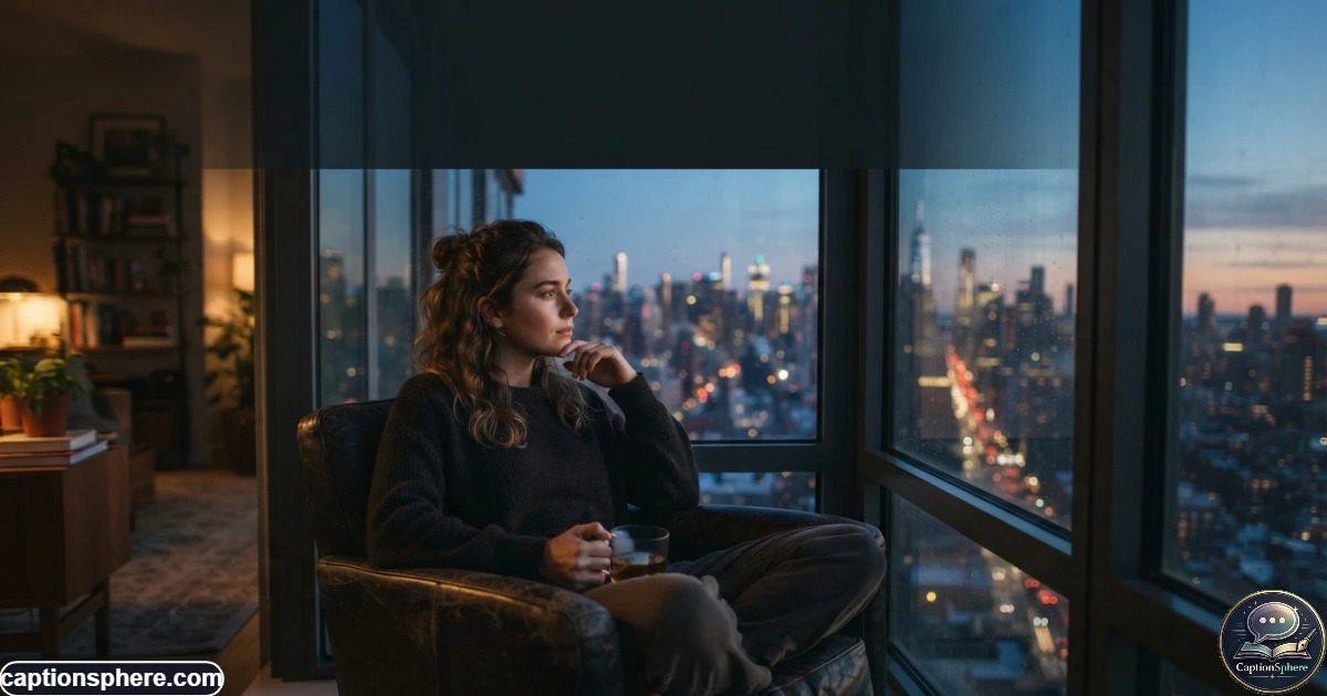 Person sitting beside a window at dusk while reflecting quietly on difficult memories