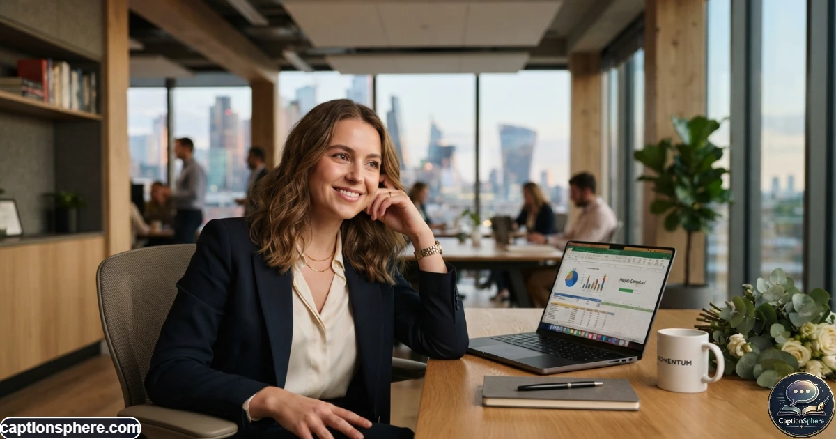 Young professional celebrating a personal career achievement in a modern office