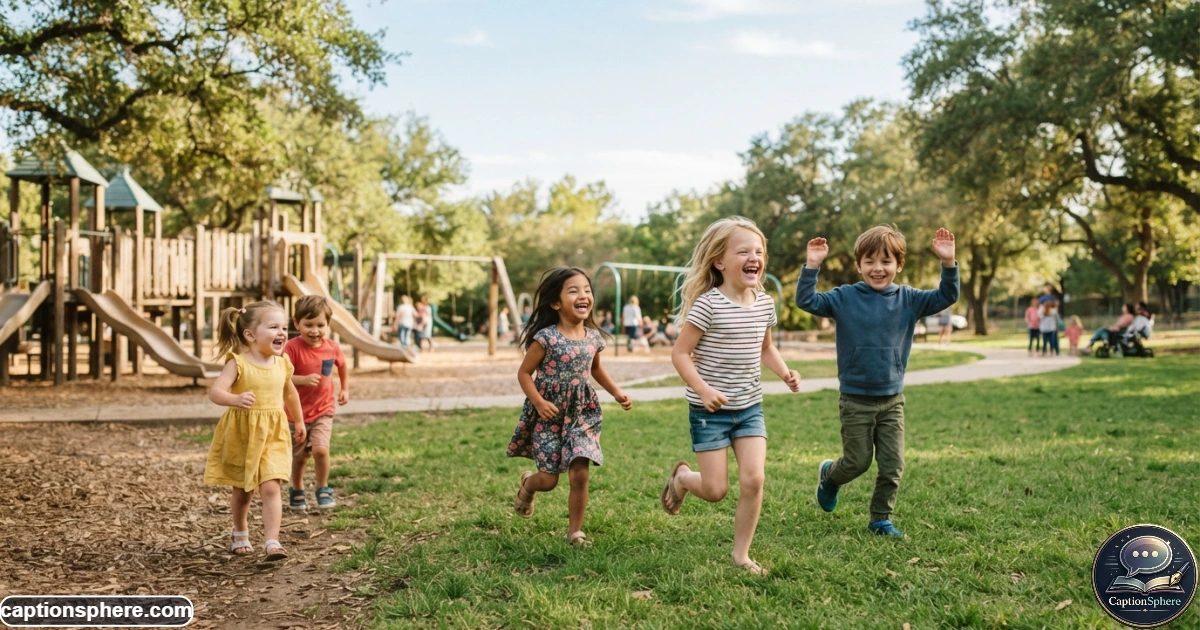 Kids Playing Caption Ideas for Fun, Cute, and Happy Moments