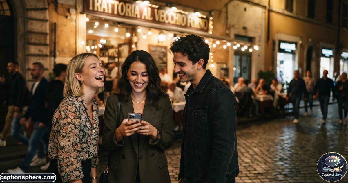 Image Alt Text:
Friends laughing while splitting expenses after a night out