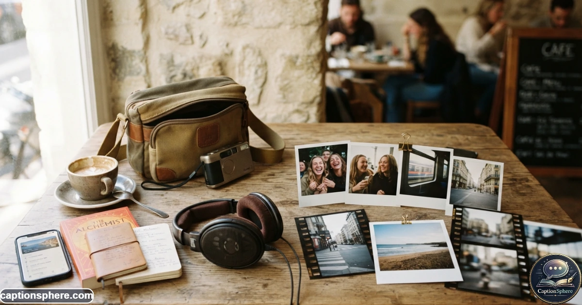 Collection of everyday travel and lifestyle moments photographed naturally