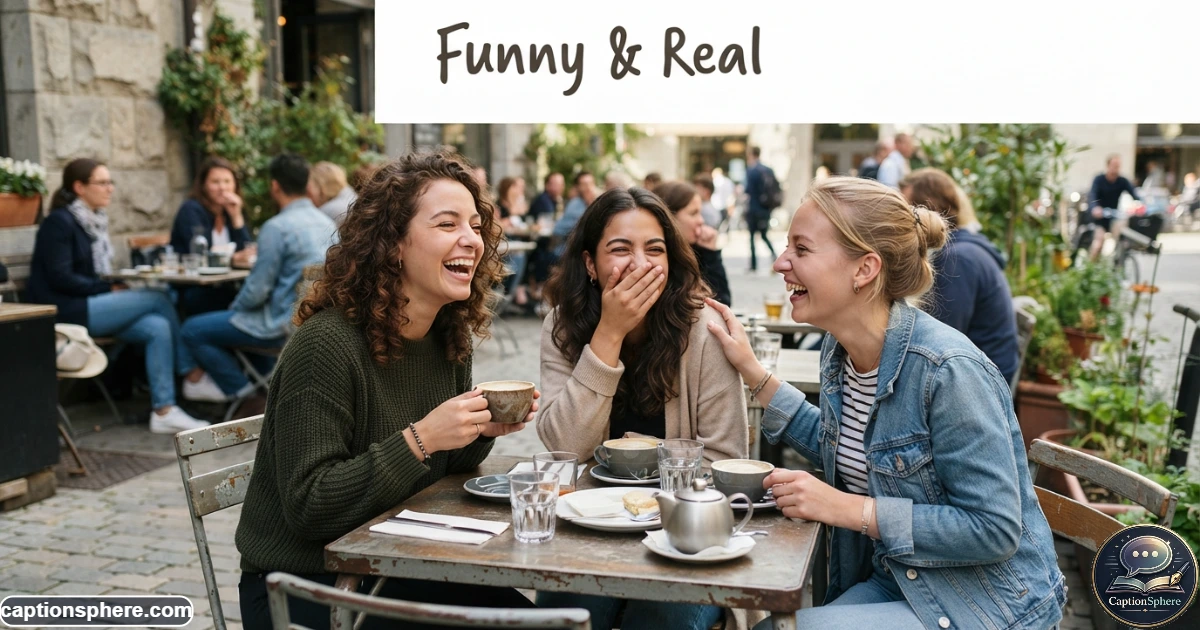 Friends laughing together during a spontaneous and playful everyday moment