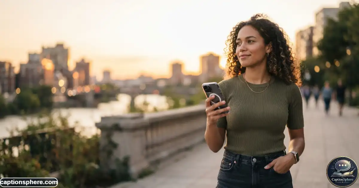 Woman taking a reflective selfie during a personal life change