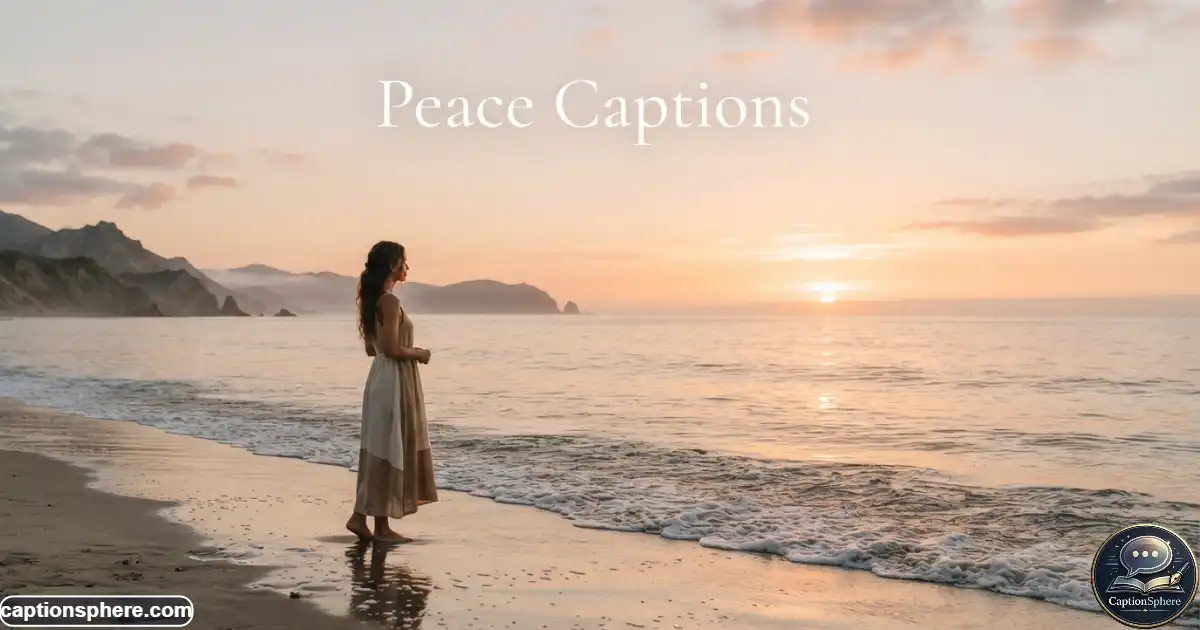 Peace Captions for Instagram: Calm, Meaningful & Beautiful Lines