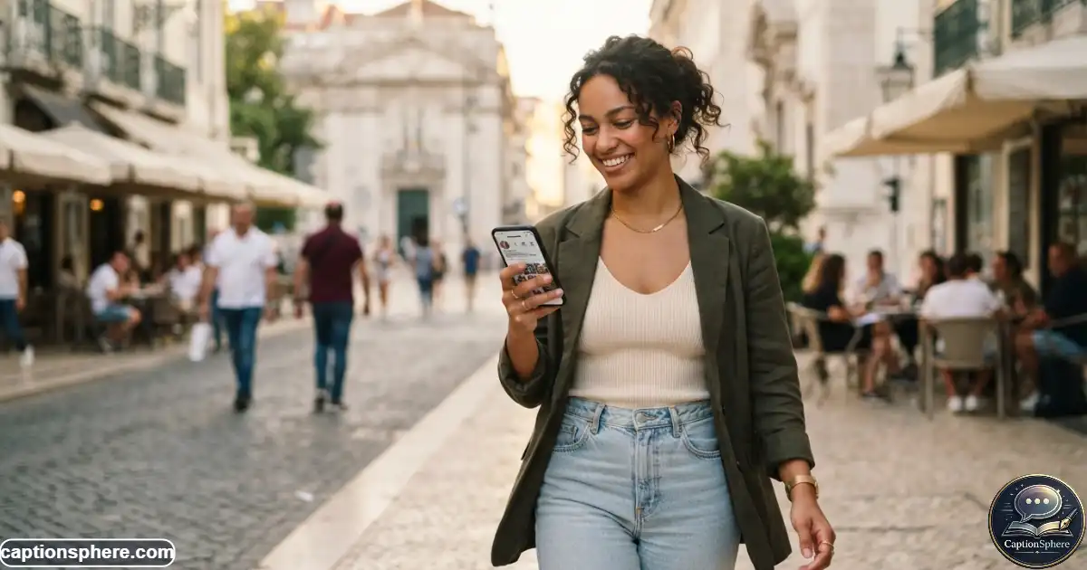 Confident person sharing a new Instagram post after taking time away