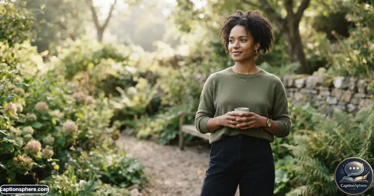 Person smiling confidently in natural light during an authentic portrait moment