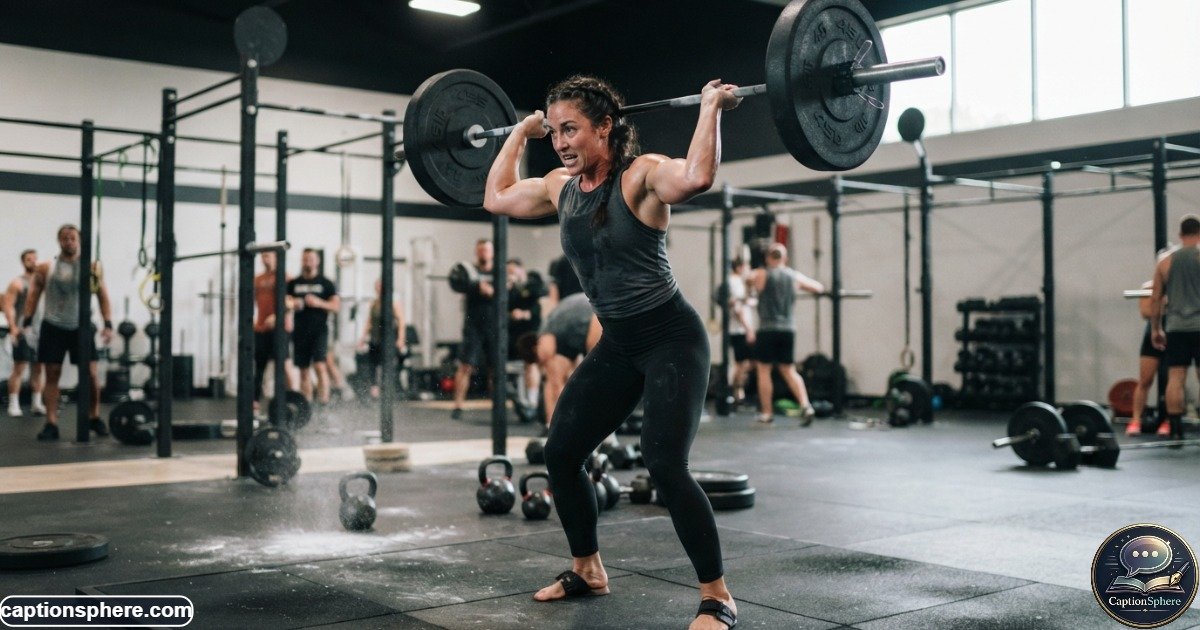 Focused athlete training in a modern gym during an intense workout