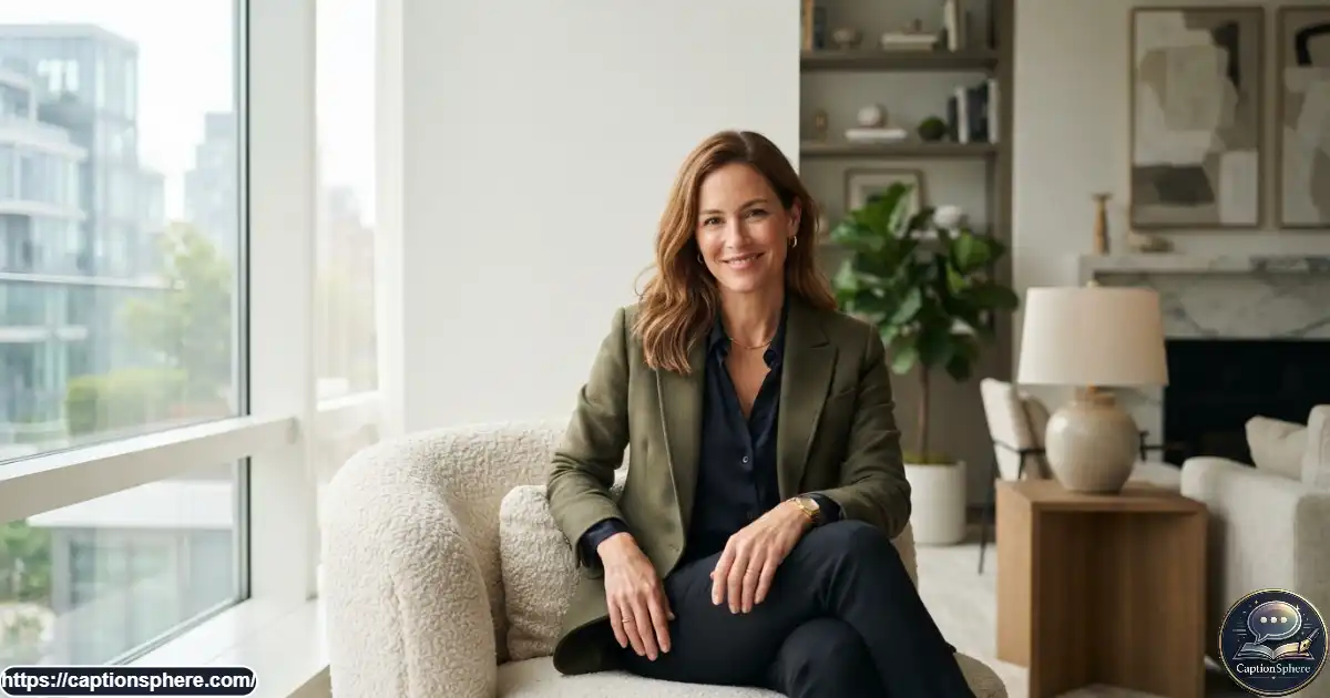 Stylish woman posing for an elegant portrait in a modern setting