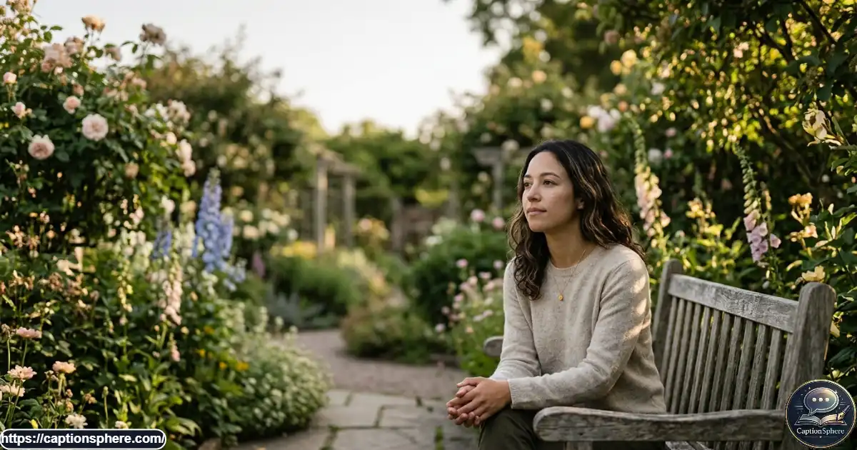 Dreamy outdoor portrait surrounded by warm colors and soft evening light.