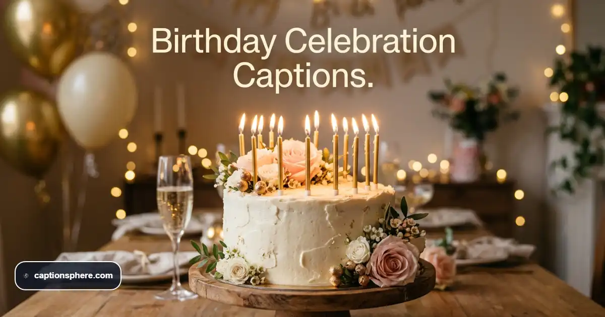 Decorated birthday cake with glowing candles on a festive table during a nineteenth birthday party.